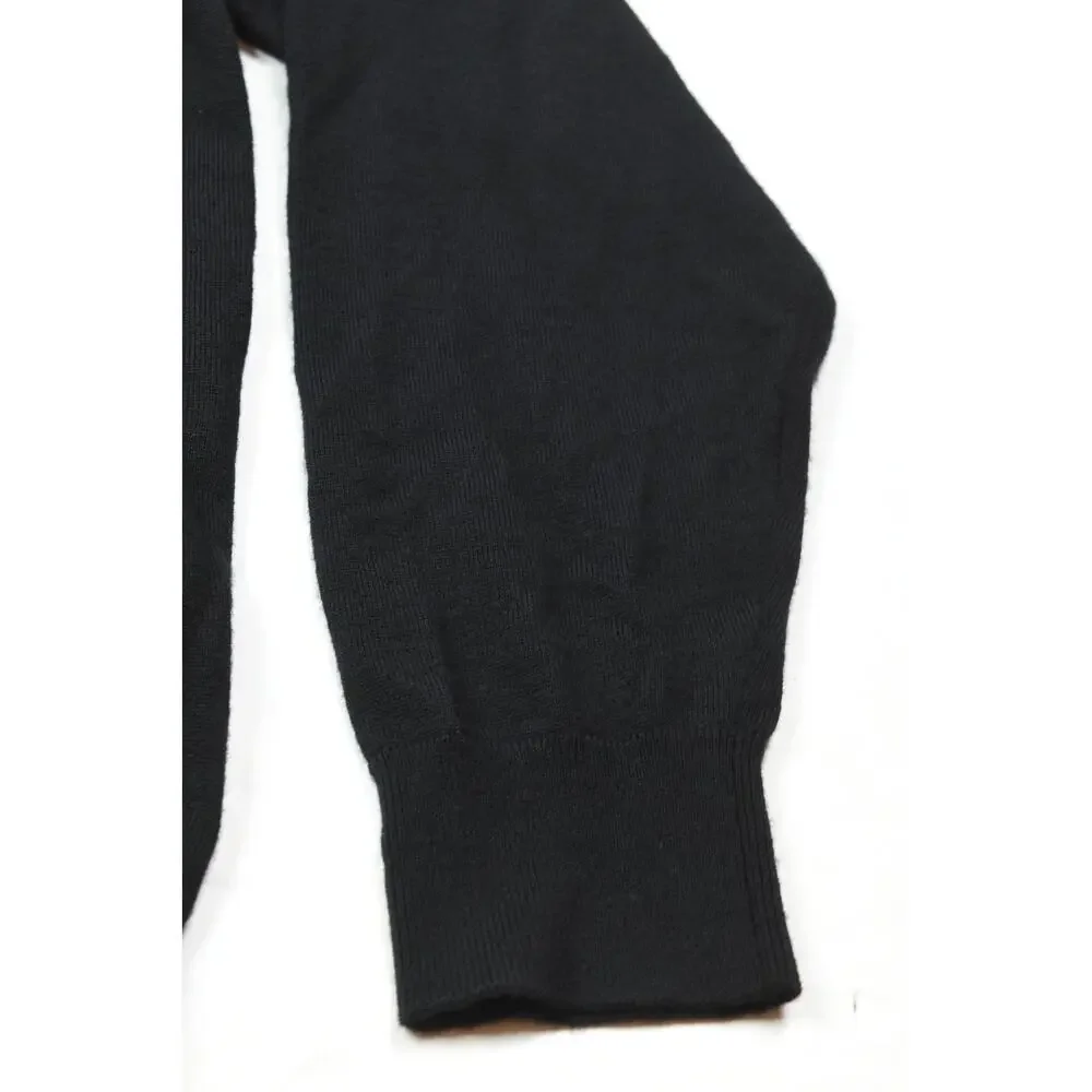 Callaway Merino Wool Thermal Sweater Mens 2XL Black Long Sleeve 1/4 Zip Golf